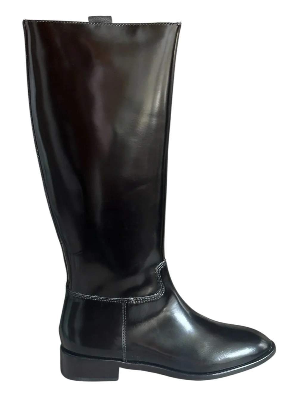 Anthropologie Giselle Black Leather Knee High Boots EU36 US6 NIB